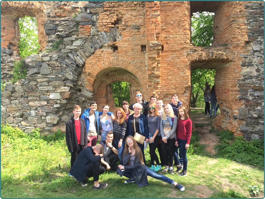 Travel to Lviv students of Scandinavian Gymnasium