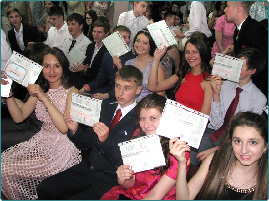 Урочистий випуск учнів 9-х класів Скандинавської гімназії